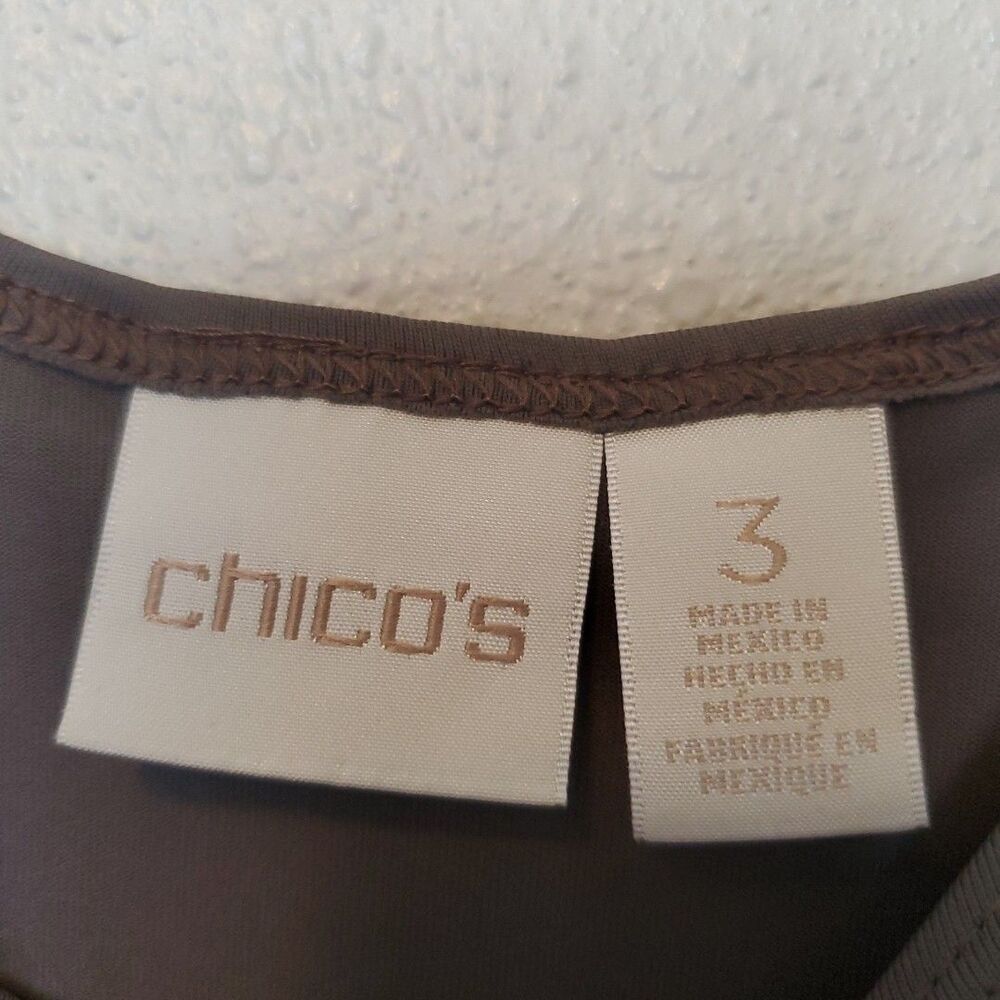Chicos Microfiber Contemporary Tank Basic Top Siz… - image 4